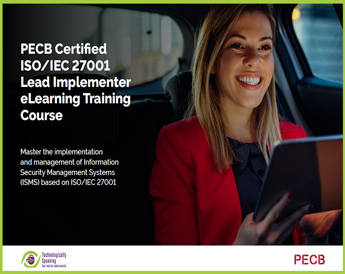 ISO/IEC 27001 Lead Implementer - English (E-Learning)
