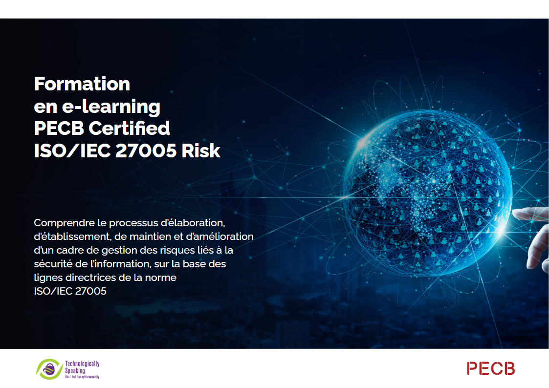 ISO/IEC 27005 Risk Manager - French (E-Learning)